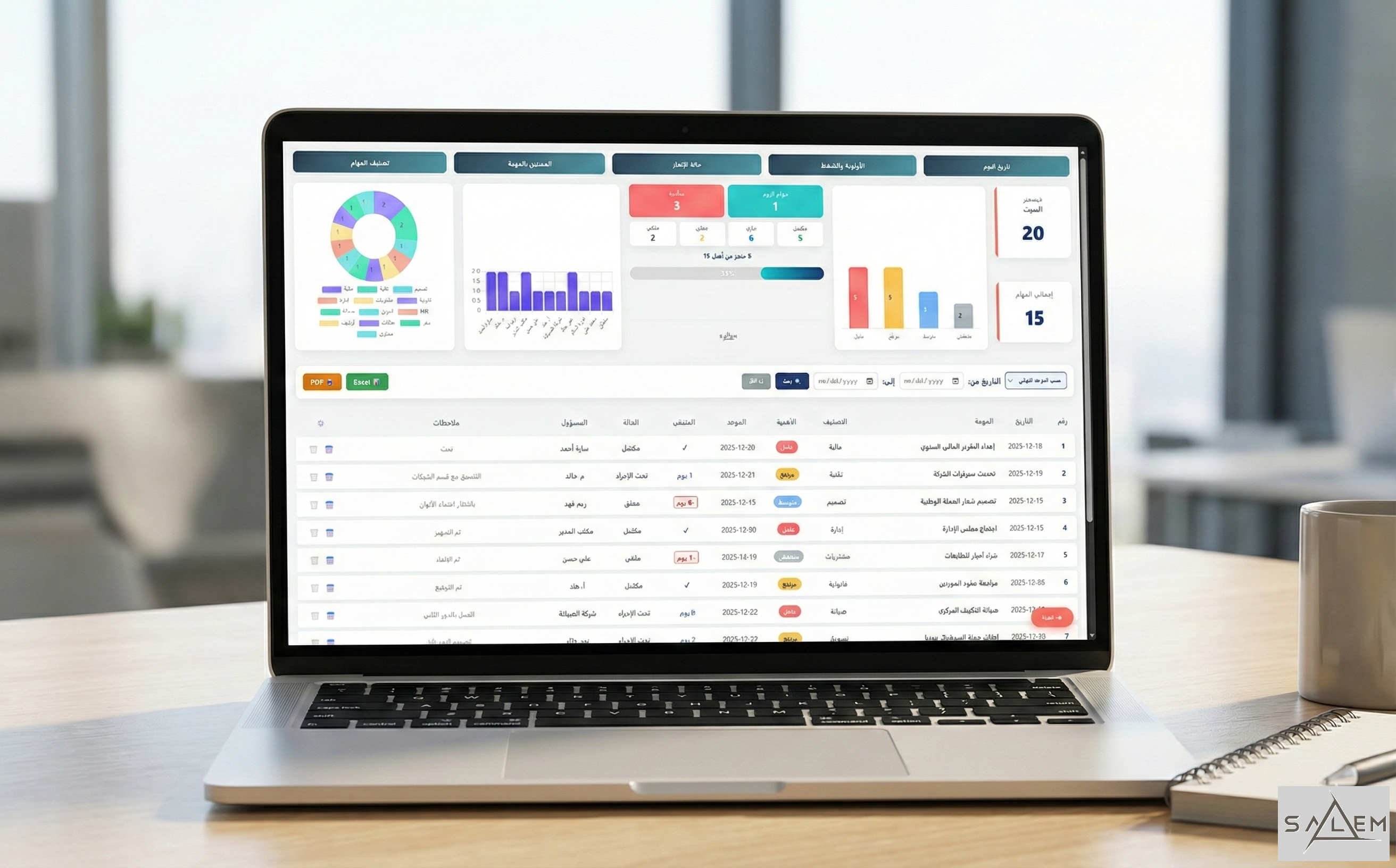 Smart Task Manager Dashboard